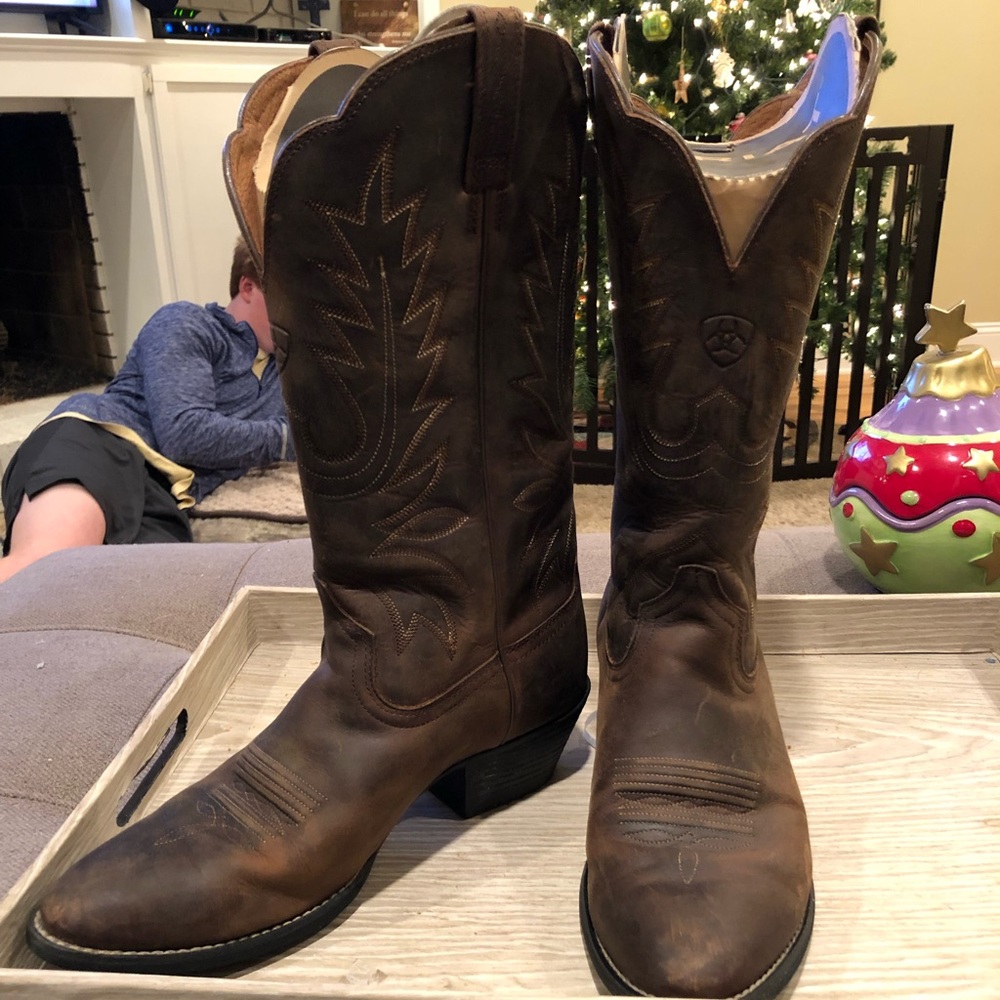 Ariat Brown Heeled Boots